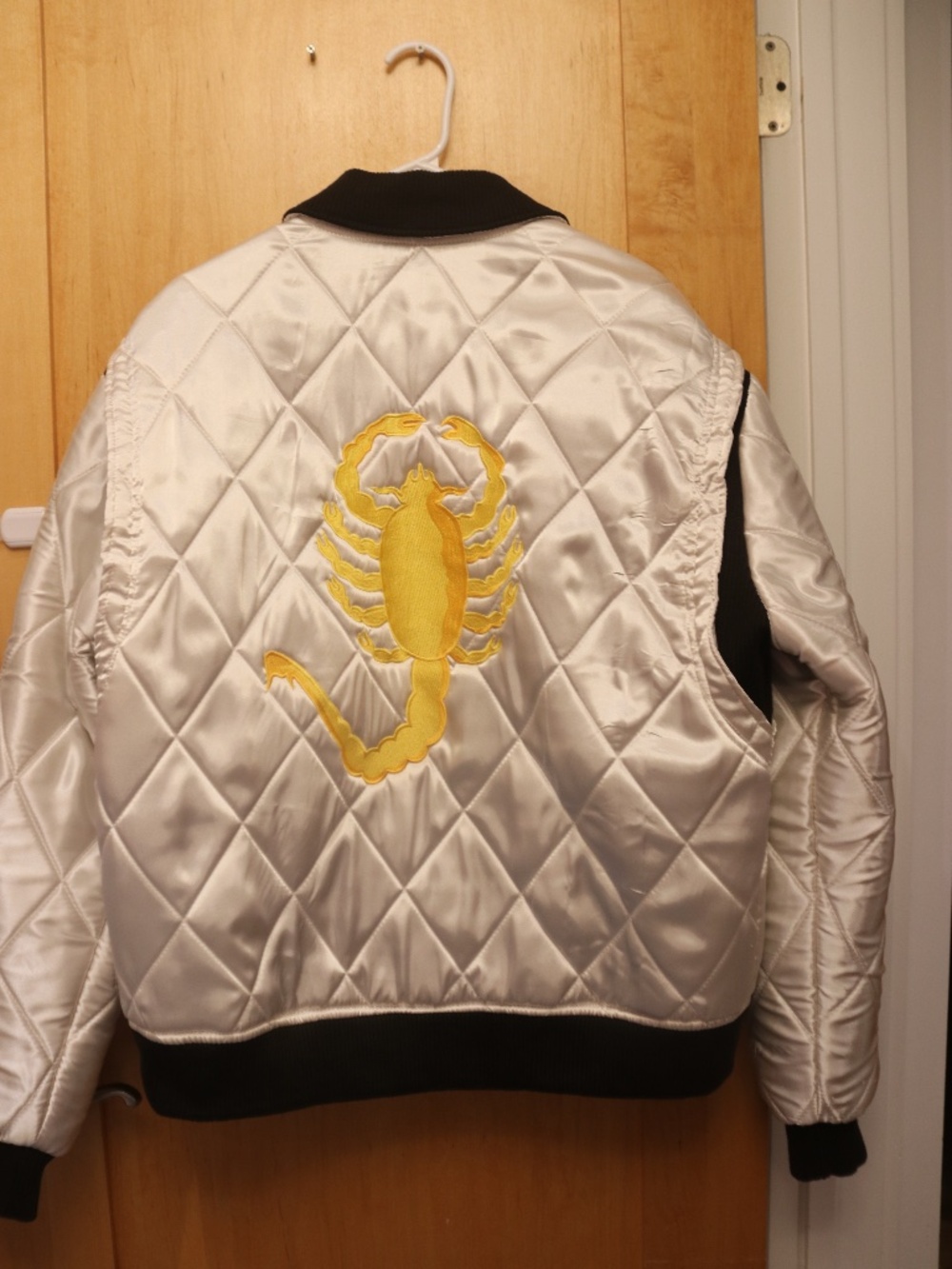 Ryan Gosling Cosplay Scorpion Jacket from the Film, Drive, Size 2XL